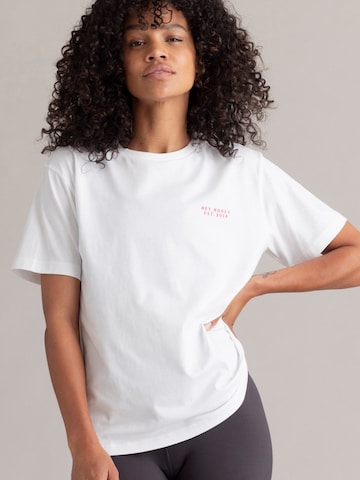 HEY HONEY Oversizeshirt Self Love Club | Weiß Aufgeweckt