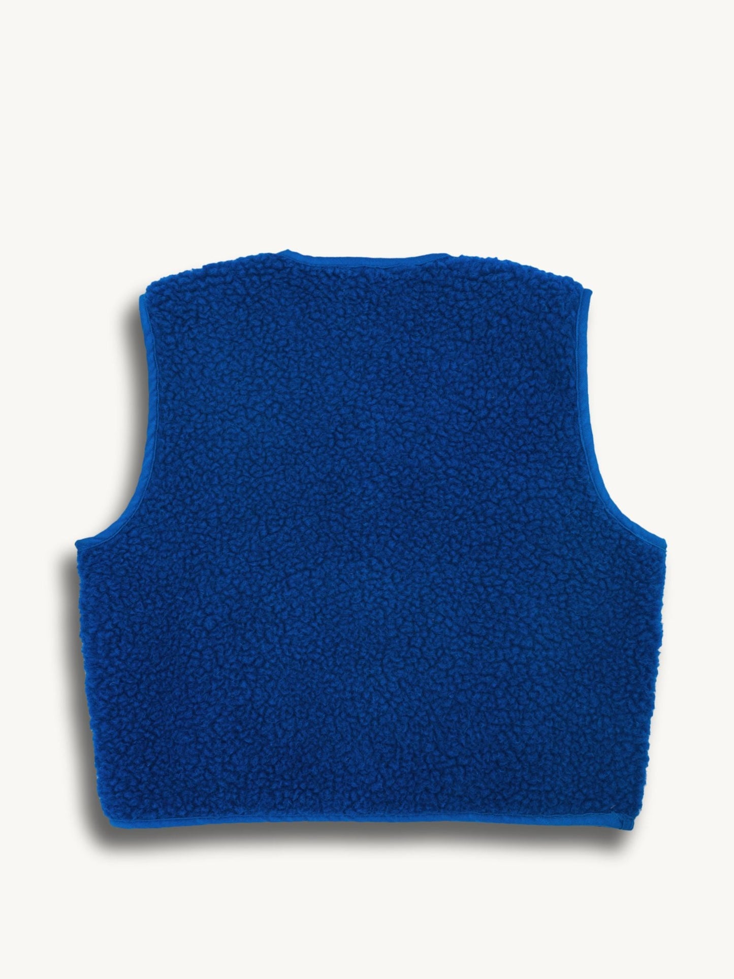 Happy Mess Merino Weste | Cobalt Aufgeweckt