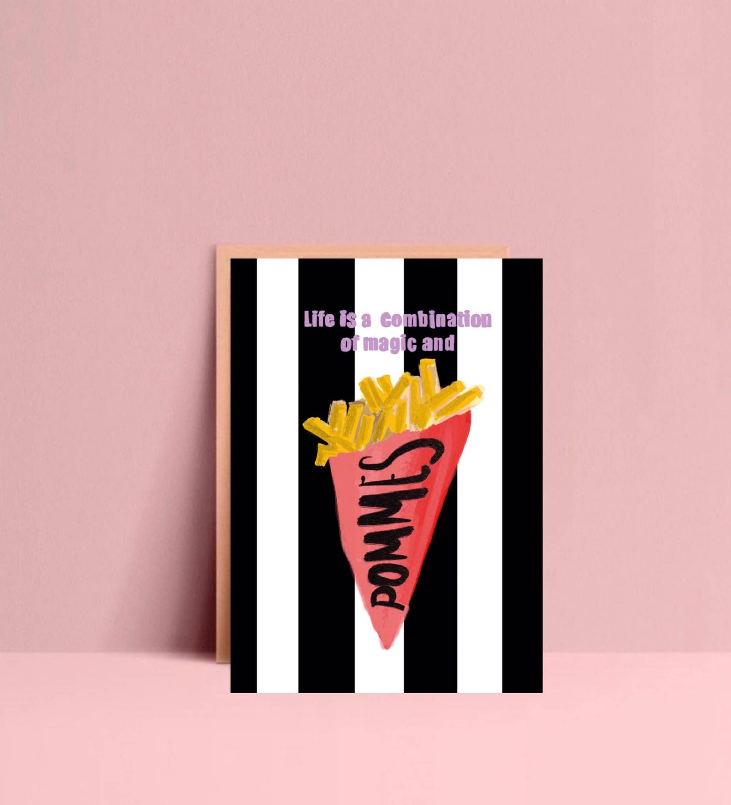 Ute Arnold / Hej.Ibiza Postkarte | Pommes Are Magic Aufgeweckt