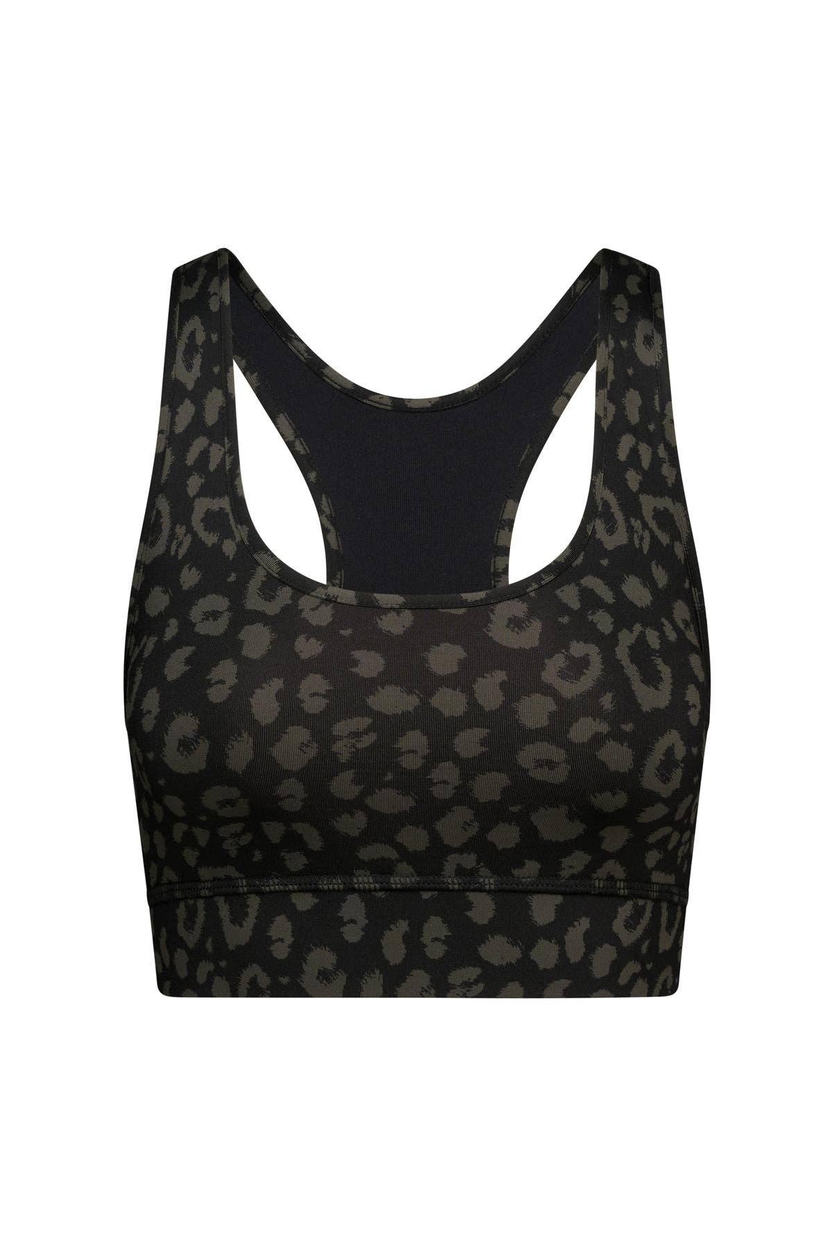 Hey Honey Racerback Bra LEO Black Aufgeweckt