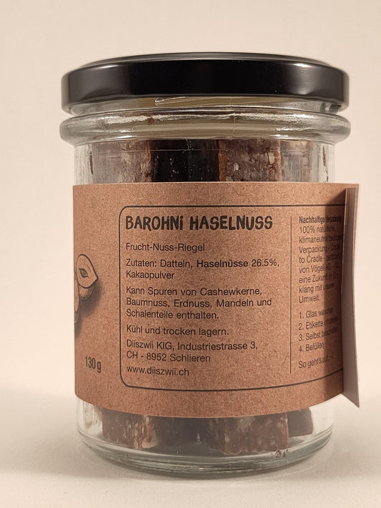 Diiszwii Haselnuss - Frucht-Nuss Riegel Aufgeweckt