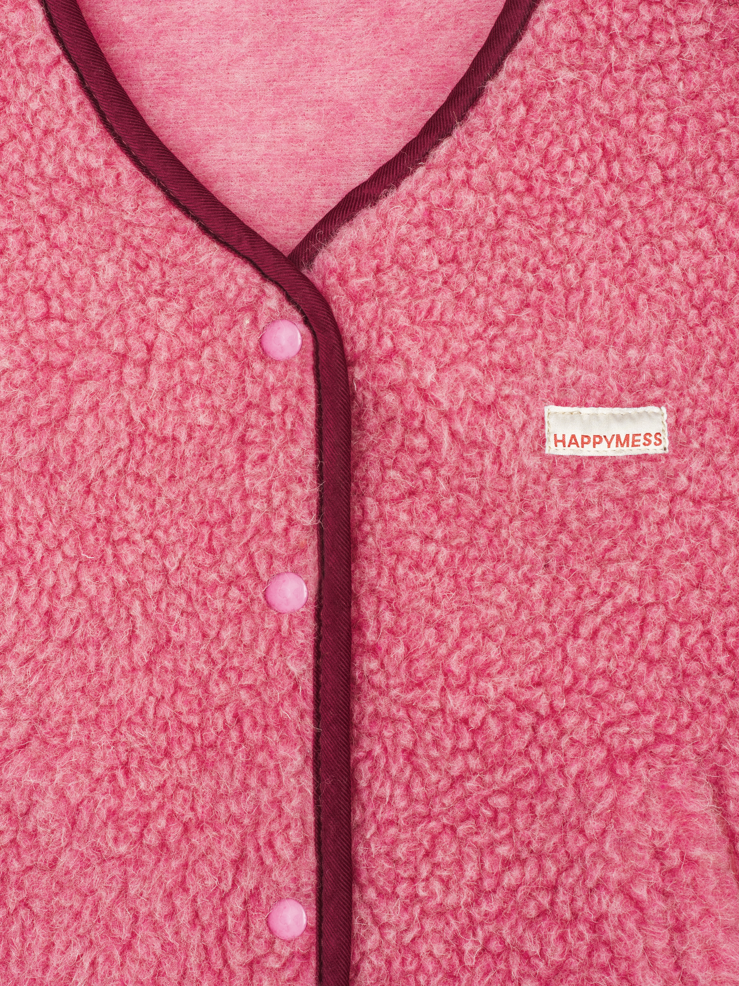 Happy Mess Merino Weste | Dusty Pink Aufgeweckt