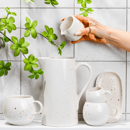 Egg Back Home Krug 1.5L New Party Weiss Aufgeweckt