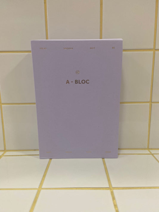 A-Journal A‑Bloc Notizblock – Lavendel Aufgeweckt