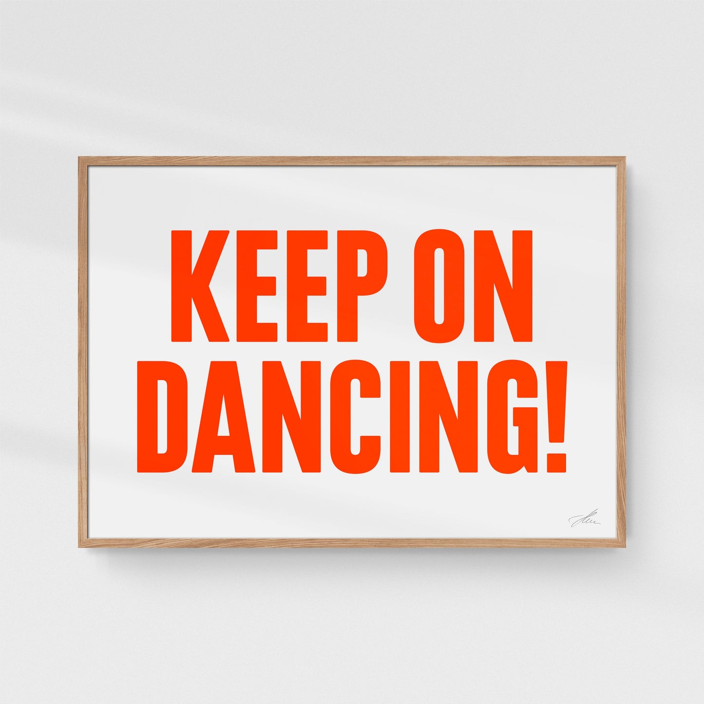 Poster: Keep on dancing!