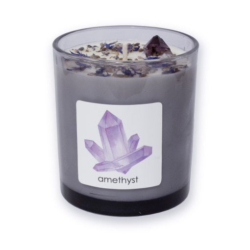 Girl from the Mountain „Amethyst“ Duftkerze im Glas Aufgeweckt
