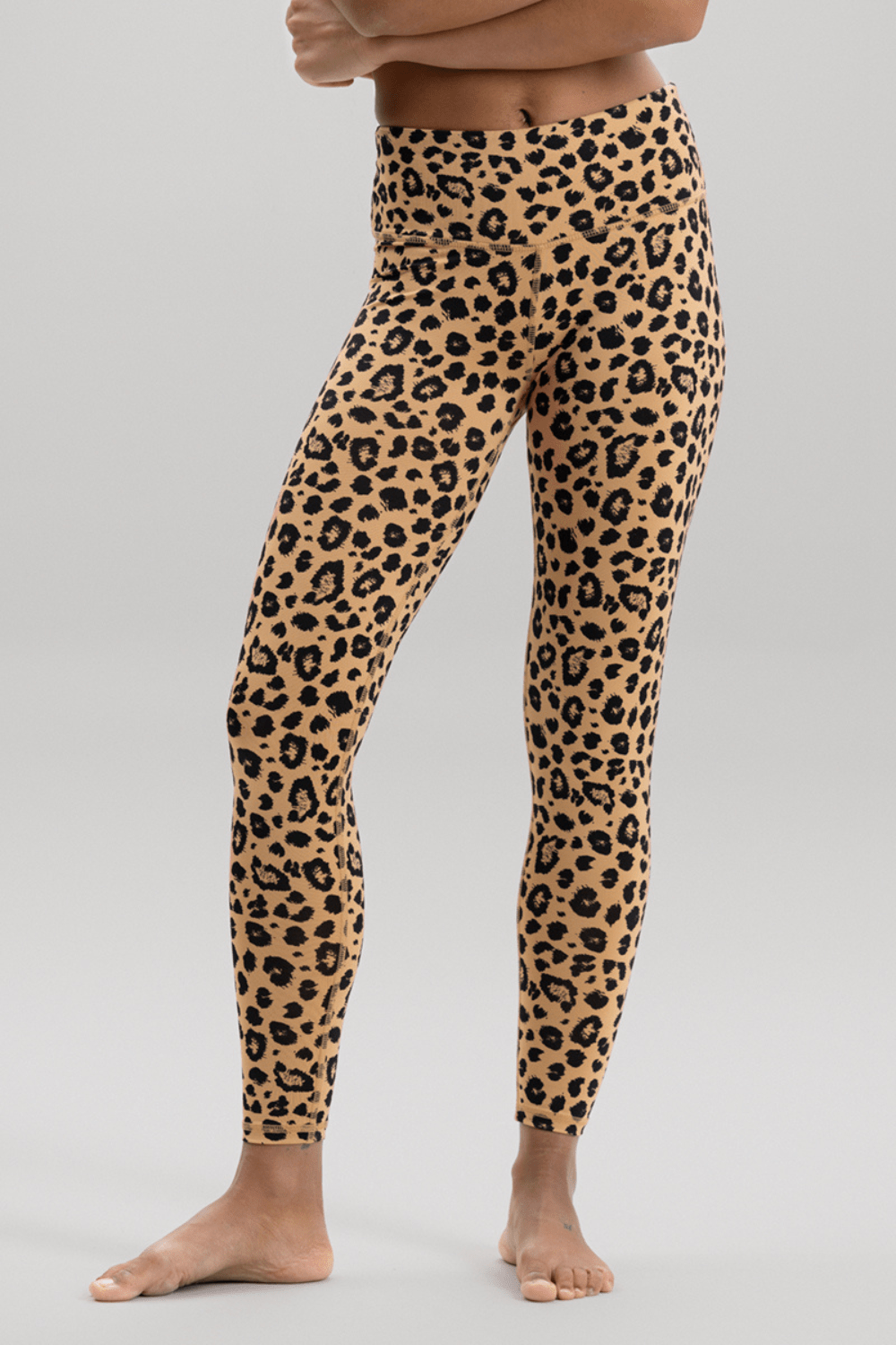 Hey Honey Leggings Cropped Leo Biscuit Aufgeweckt