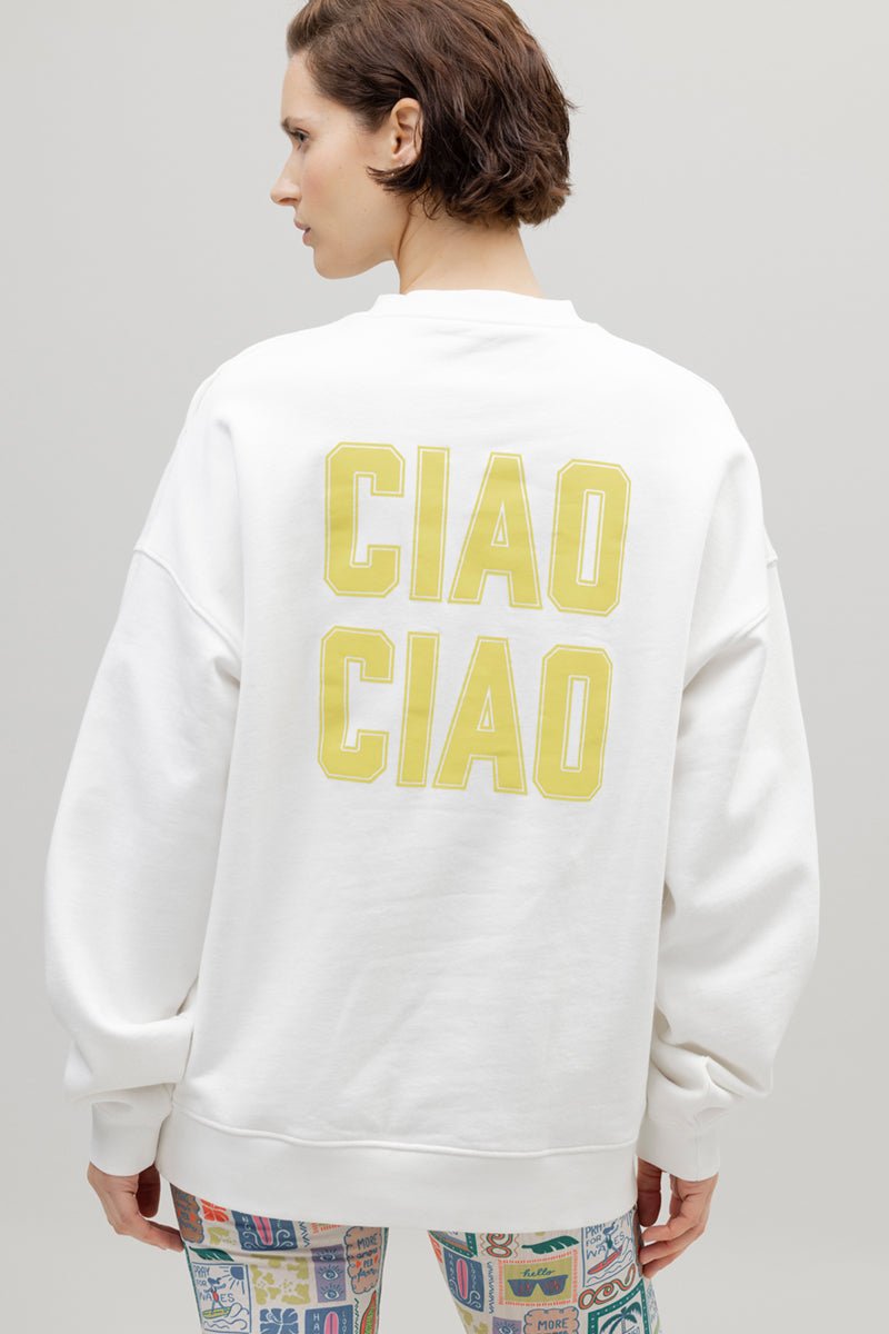 Hey Honey Sweater „Ciao Ciao“ Aufgeweckt