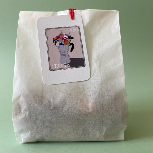 Enskild Karte mini | Bialetti (italienische Kaffeeliebe) Aufgeweckt