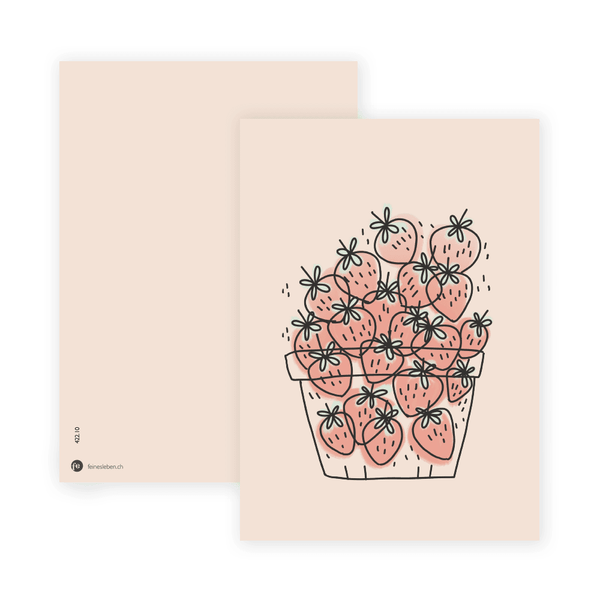 feinesleben Kaja | Postkarte Aufgeweckt