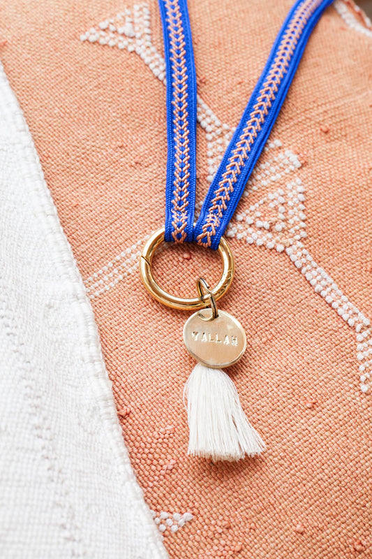 YOOMEE ZAHRA Schlüsselband – Majorelle Love Aufgeweckt