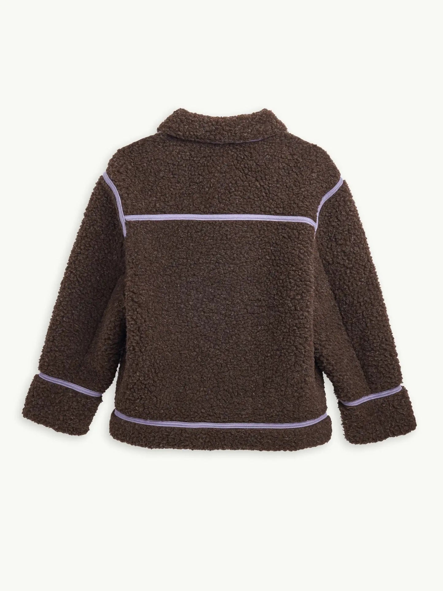 Happymess Merino-Jacke | chocolate brown Aufgeweckt