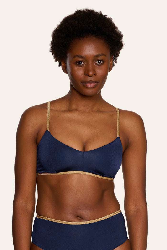 Mymarini Sunny Bra Shine Azure-Blackberry Aufgeweckt