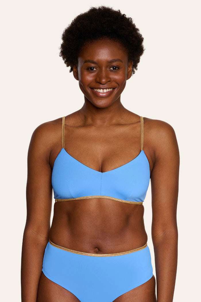 Mymarini Sunny Bra Shine Azure-Blackberry Aufgeweckt