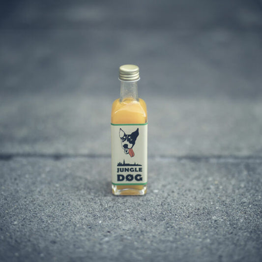 Jungle Foods JUNGLE DØG Gelb – Chilisauce 60 ml Aufgeweckt