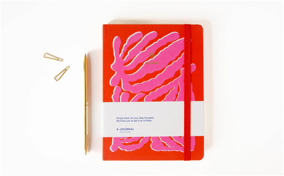 A-Journal Notebook | Groovy Pink Aufgeweckt