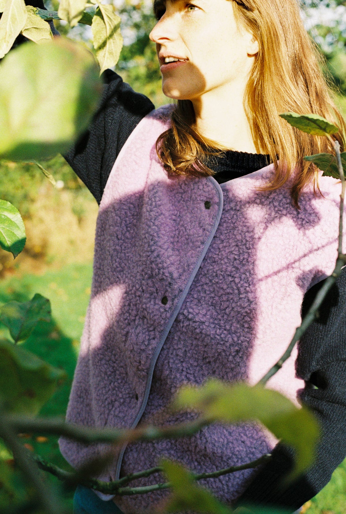 JACKE SHEEP LAINE FÜR ERWACHSENE Lavendel