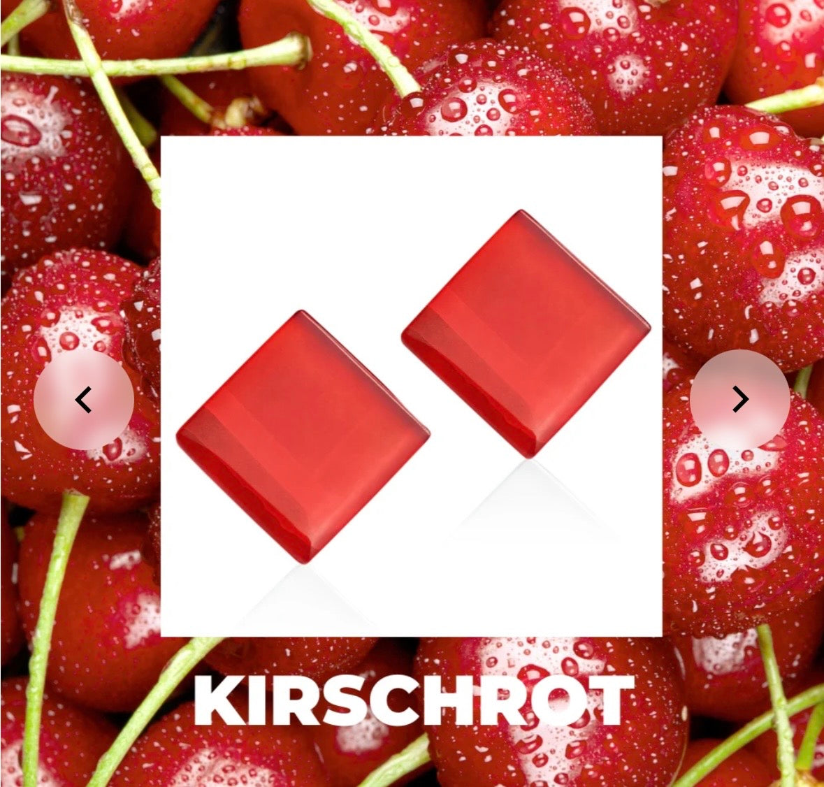 Ohrstecker | kirschrot