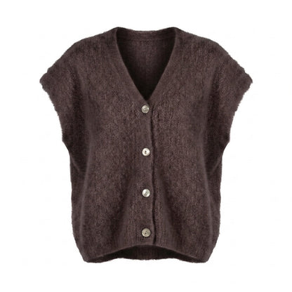 Bazaar Noir Oversized Weste Polly | Braun Aufgeweckt