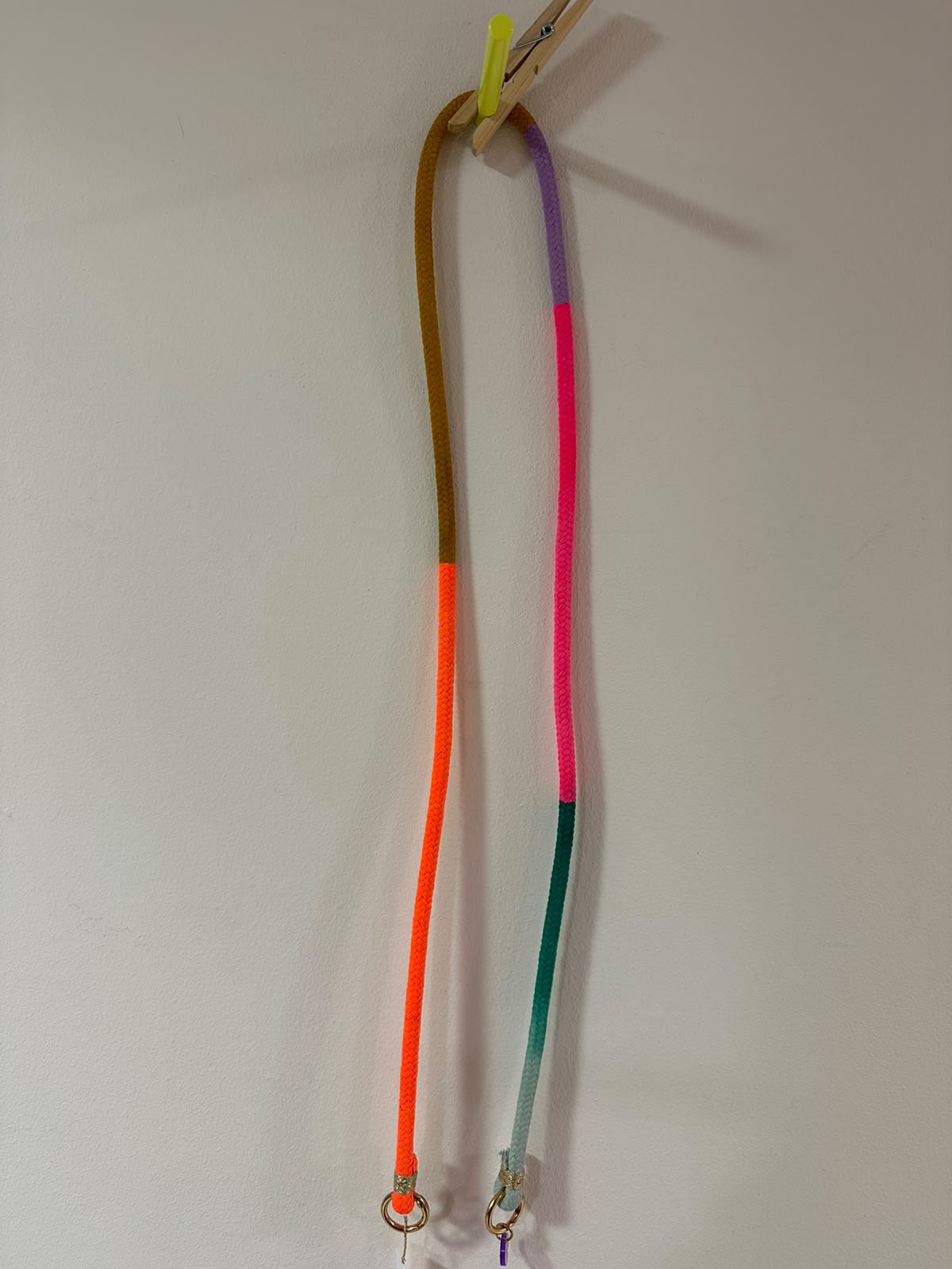 Handykette | Neon Mix Oliv-Pink-Grün