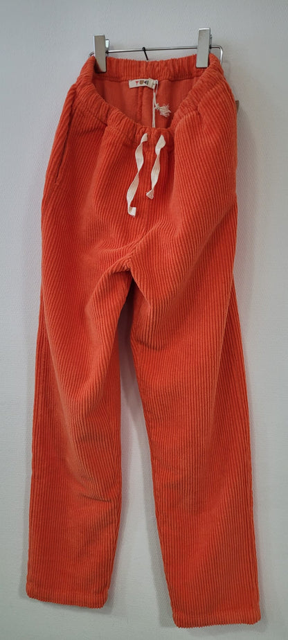 Yuki Kinder Cordhose Orange Aufgeweckt