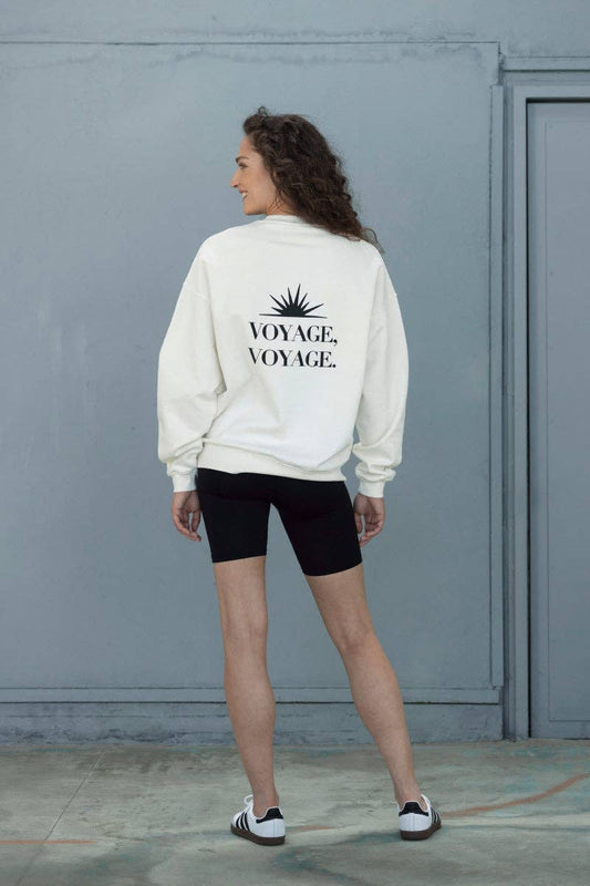 Hey Honey Sweater Voyage Off-White Aufgeweckt