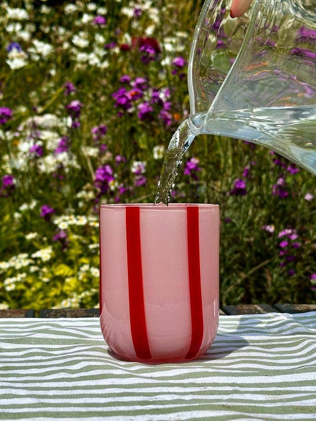 MÆGEN Glas | Atina – Rosa und Rot Aufgeweckt