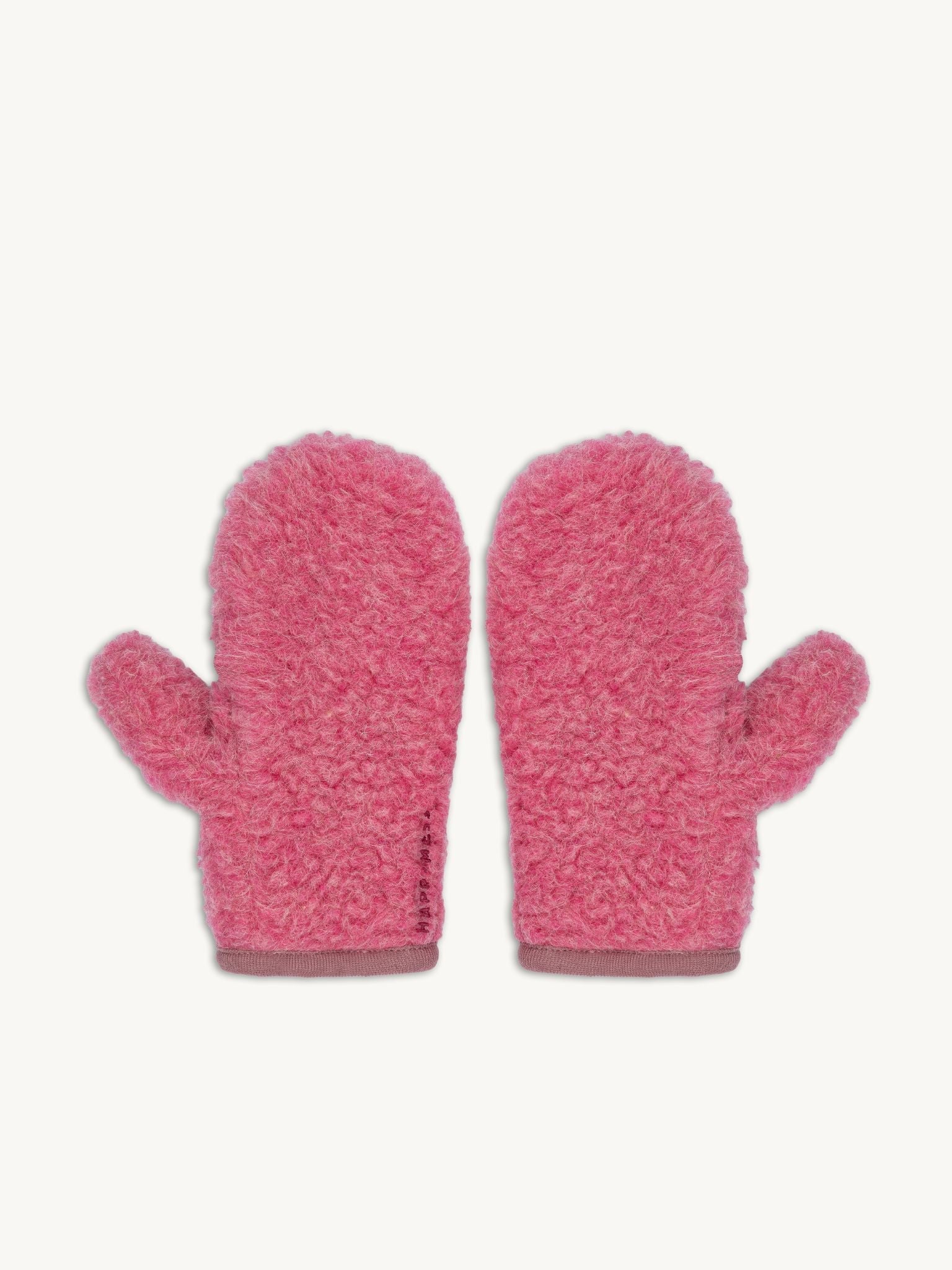 Happy Mess Merino Fäustlinge | Dusty Pink Aufgeweckt