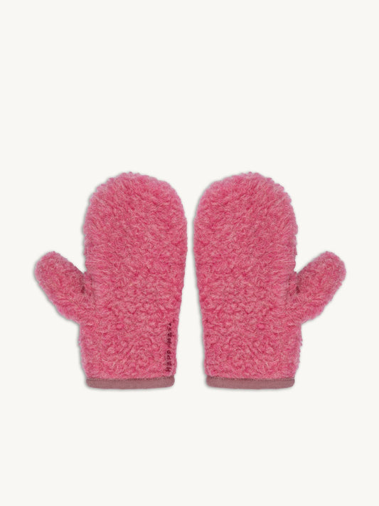 Happy Mess Merino Fäustlinge | Dusty Pink Aufgeweckt