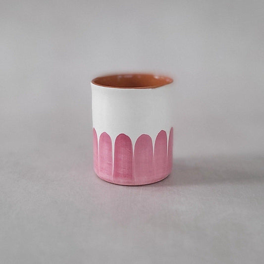 Alma Barru Kaffeebecher | Säulen | Rosa Aufgeweckt