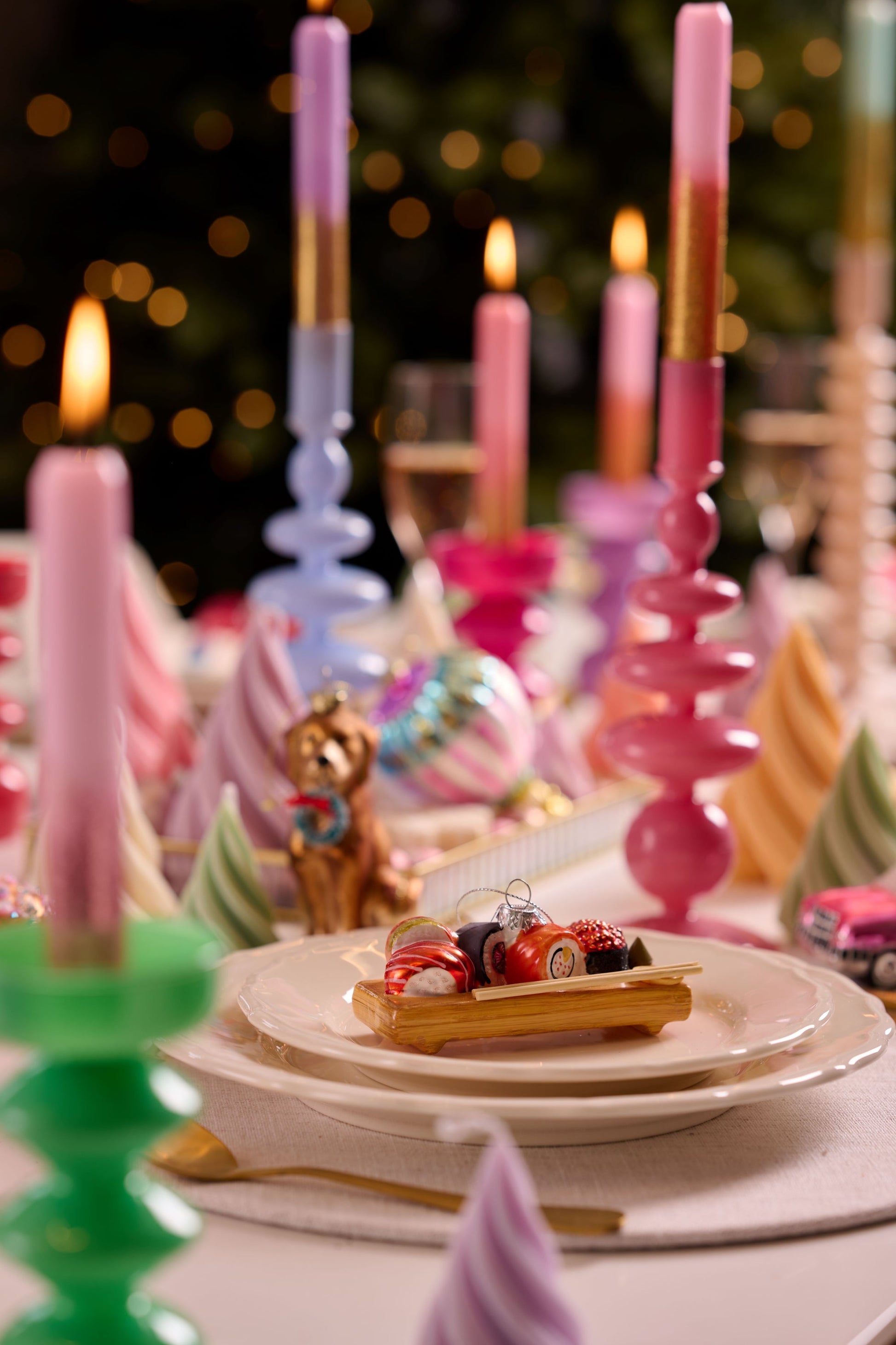 by Vivi. Kerzenständer Glas | Bubble Barbie Aufgeweckt