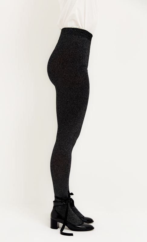 Ooley Glitzer Strumpfhose | Electra Black Aufgeweckt