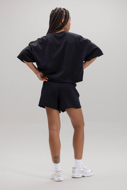 Short Sleeve Sweat – Schwarz