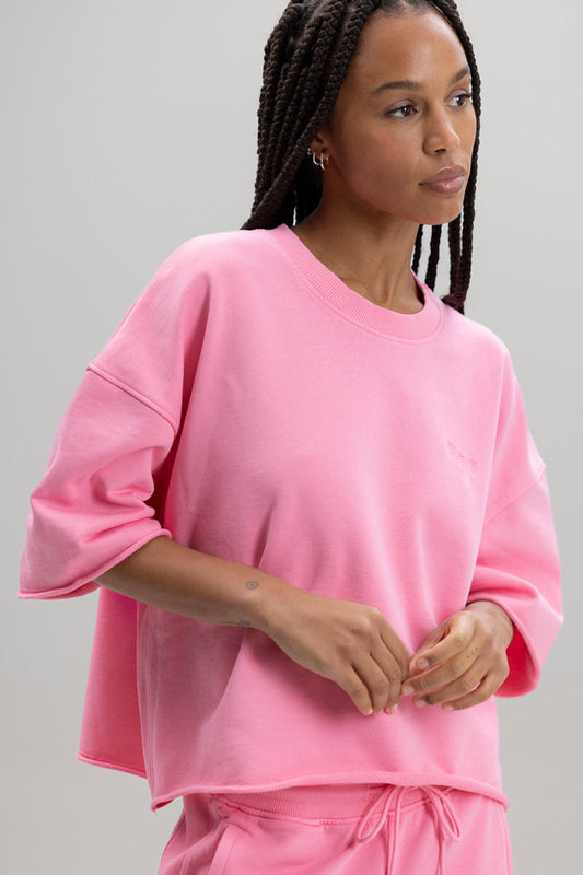 Short Sleeve Sweat – Rosewood