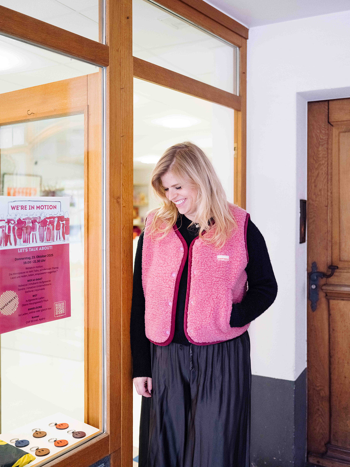 Happymess Merino Weste | Dusty Pink Aufgeweckt