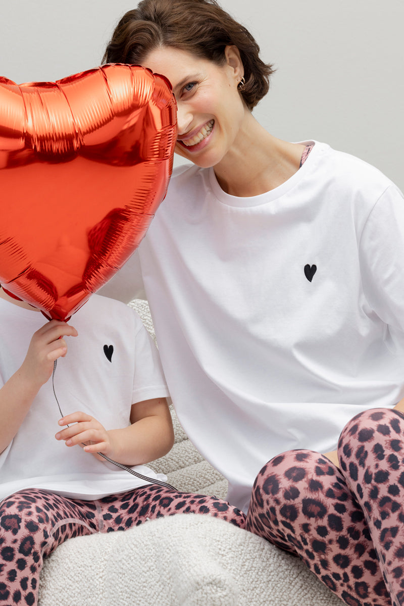 Shirt Hearts – Weiß