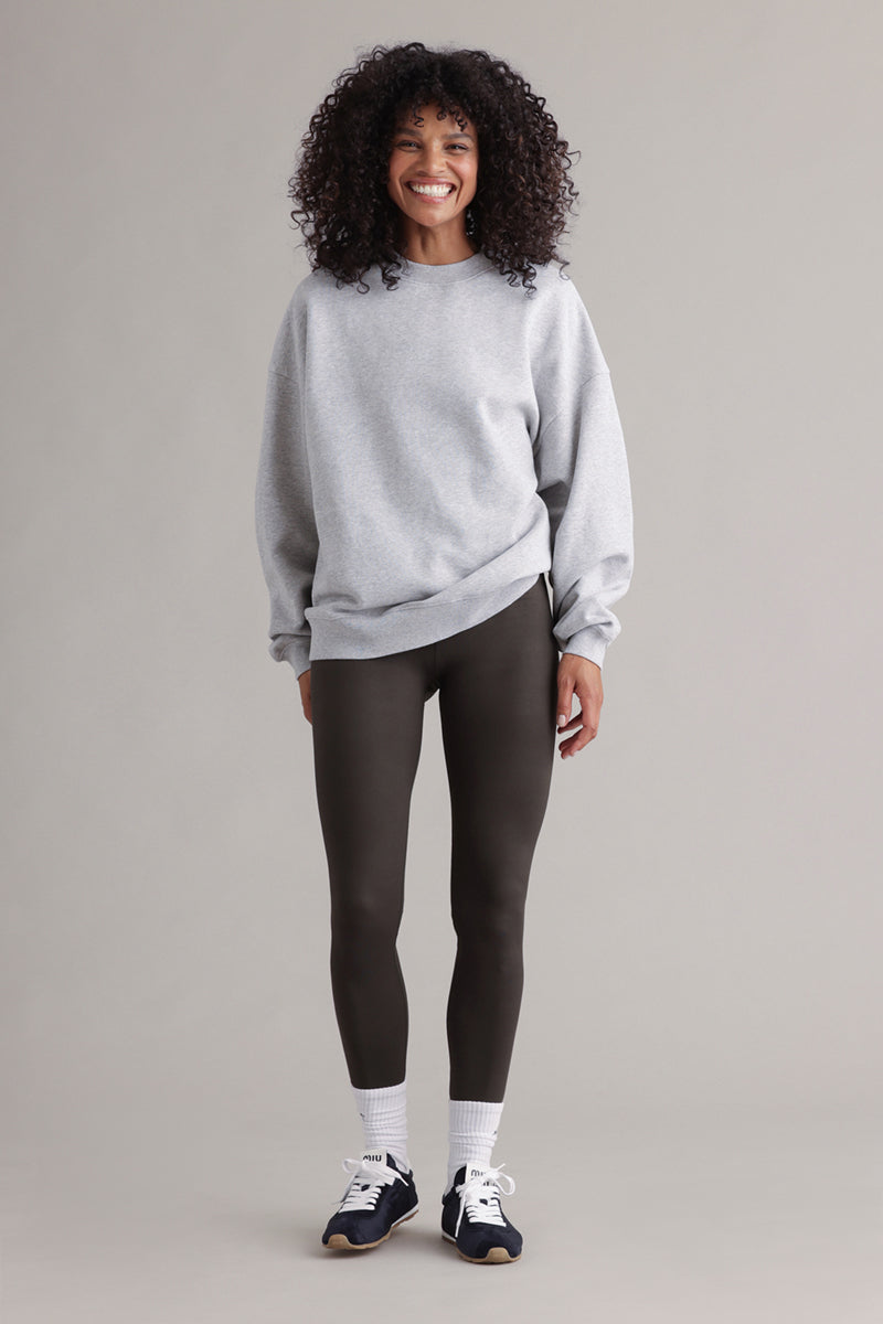 Hey Honey Sweatshirt | Reflect Grey Melange Aufgeweckt