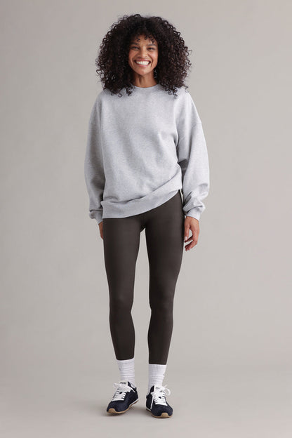 Hey Honey Sweatshirt | Reflect Grey Melange Aufgeweckt