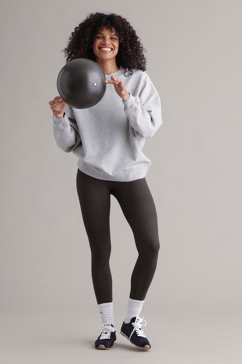 Hey Honey Sweatshirt | Reflect Grey Melange Aufgeweckt