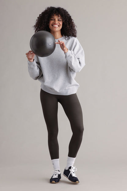 Hey Honey Sweatshirt | Reflect Grey Melange Aufgeweckt