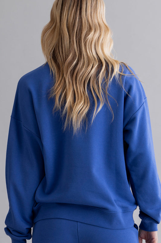 Hey Honey Sweater | royal blue Aufgeweckt