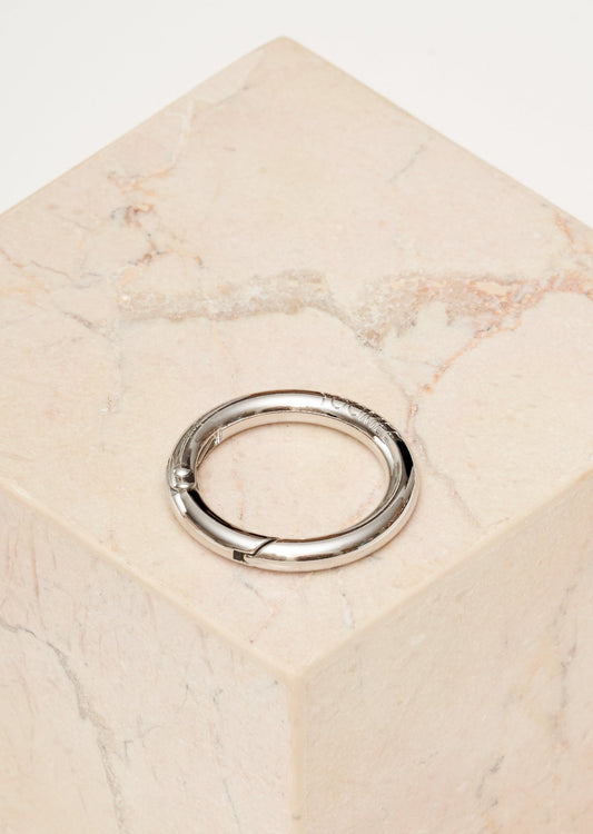 Classic Carabiner – Circle Silver Bild 1