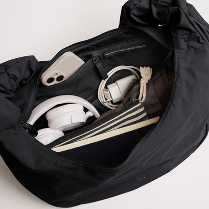 GOT BAG Moon Bag Ruffle | Black Monochrome Aufgeweckt