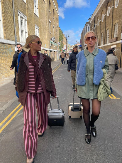 Baumwollhose | berry stripes