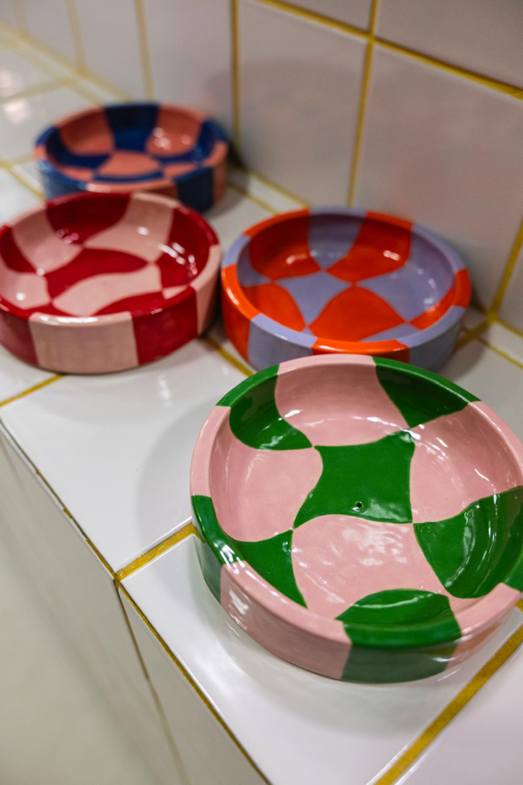 Lea jpg raw Lea Räucherschale | grün/rosa Aufgeweckt