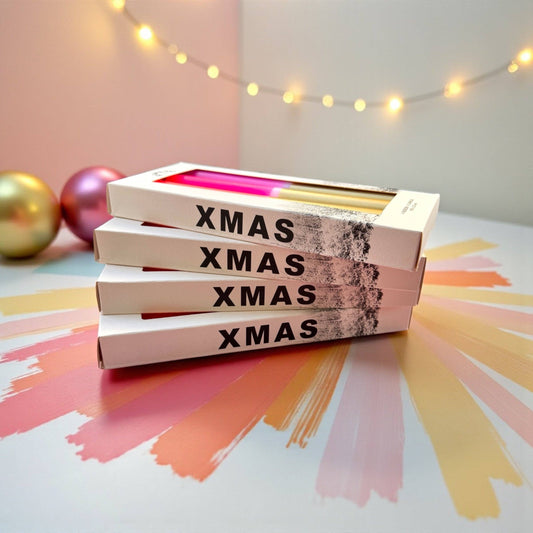 Pink Stories Kerze | Rainbow Studio * XMAS bunt Aufgeweckt