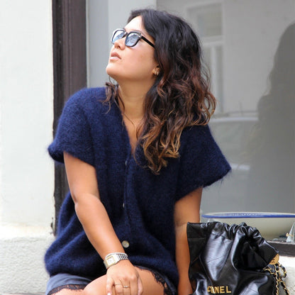 Weste Polly (Oversized) | Bordeaux