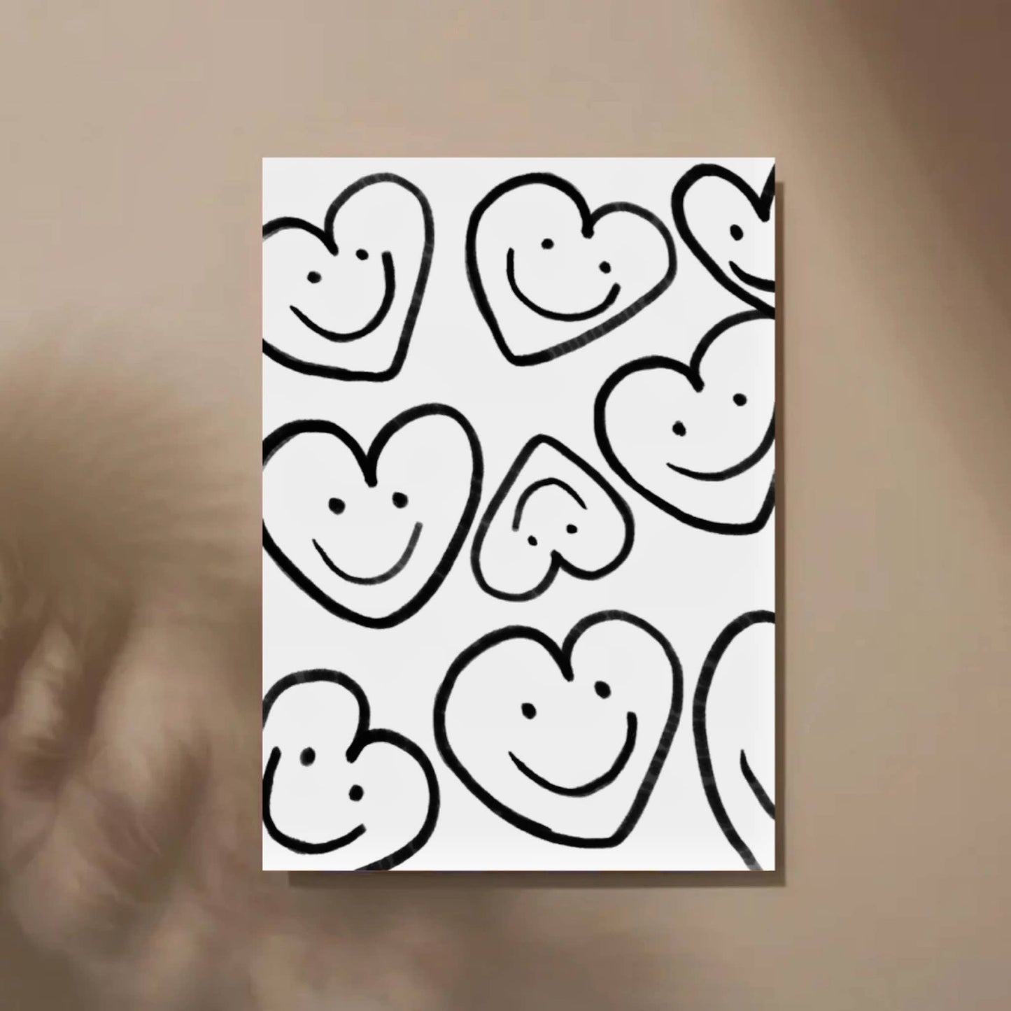 Ute Arnold / Hej.Ibiza Postkarte | Flying Hearts Aufgeweckt