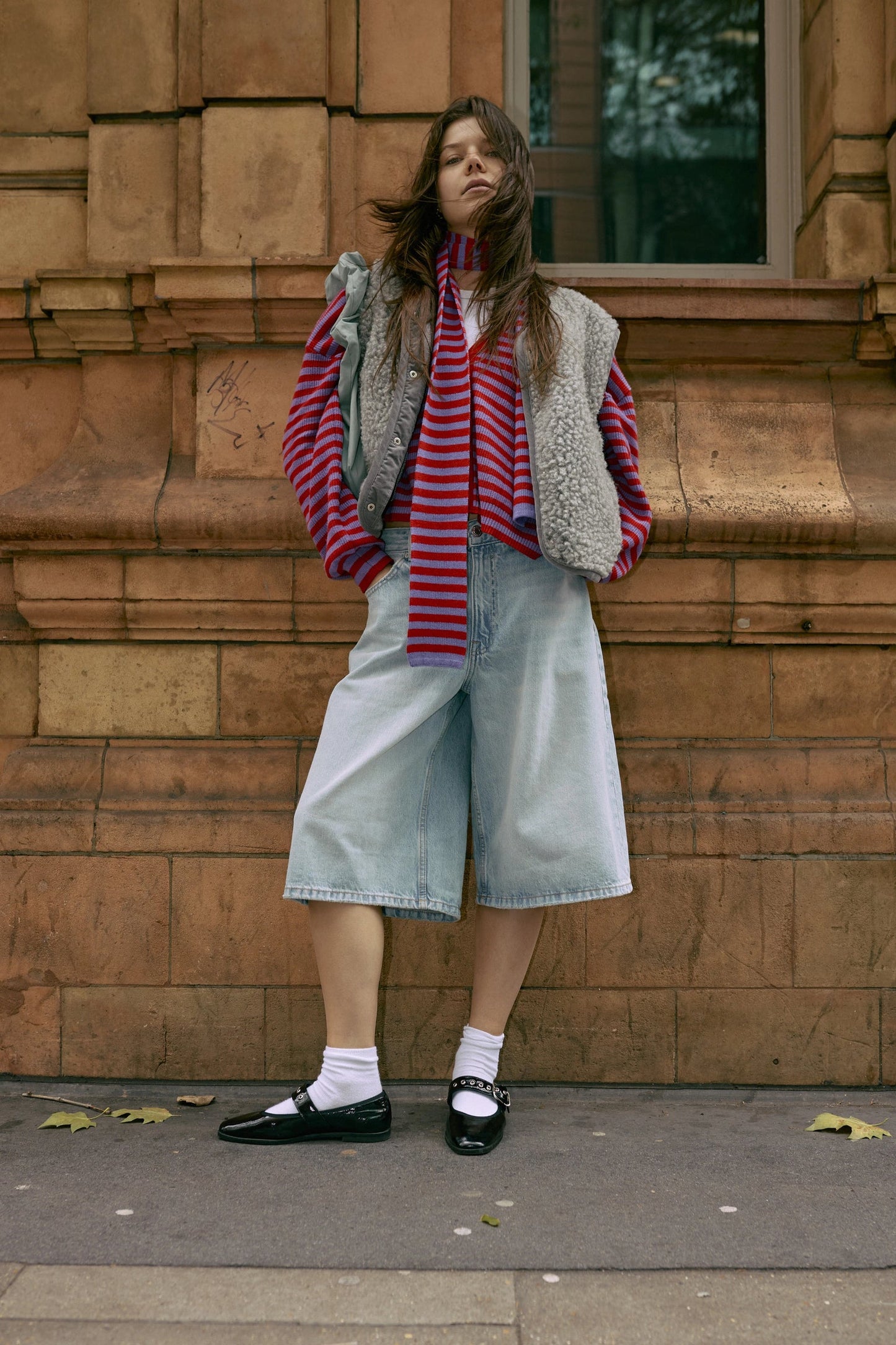 Happymess Strick-Cardigan Mit Schal | Berry Bloom | Vorbestellung Lieferung Mitte November Aufgeweckt