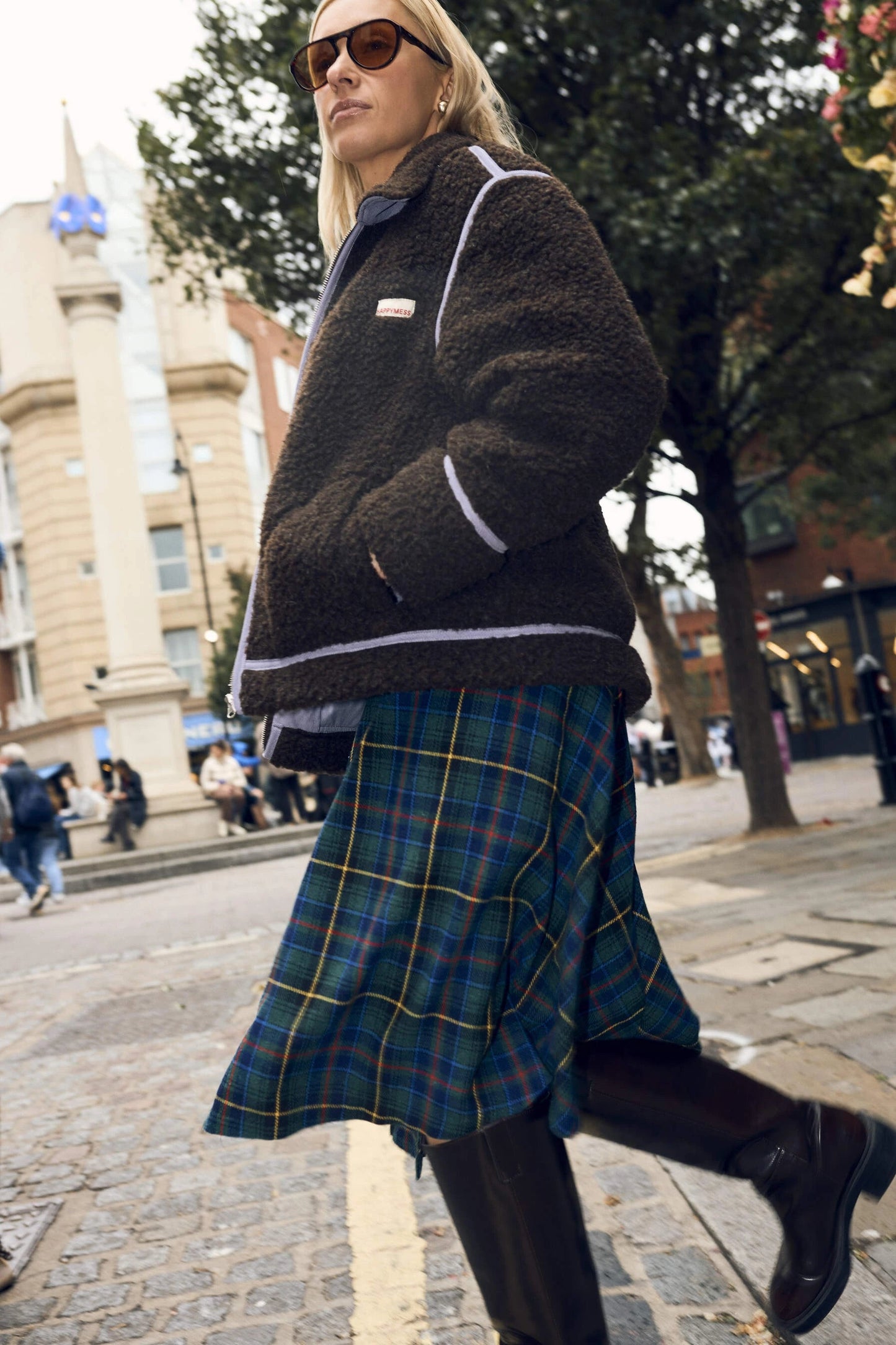 Happymess Merino-Jacke | chocolate brown Aufgeweckt